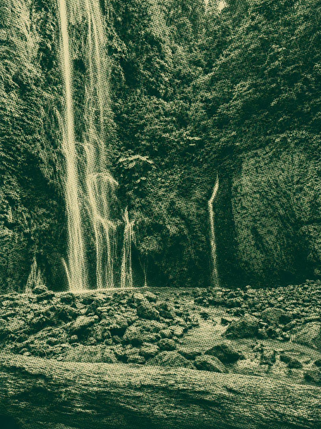 Two-Color Waterfall